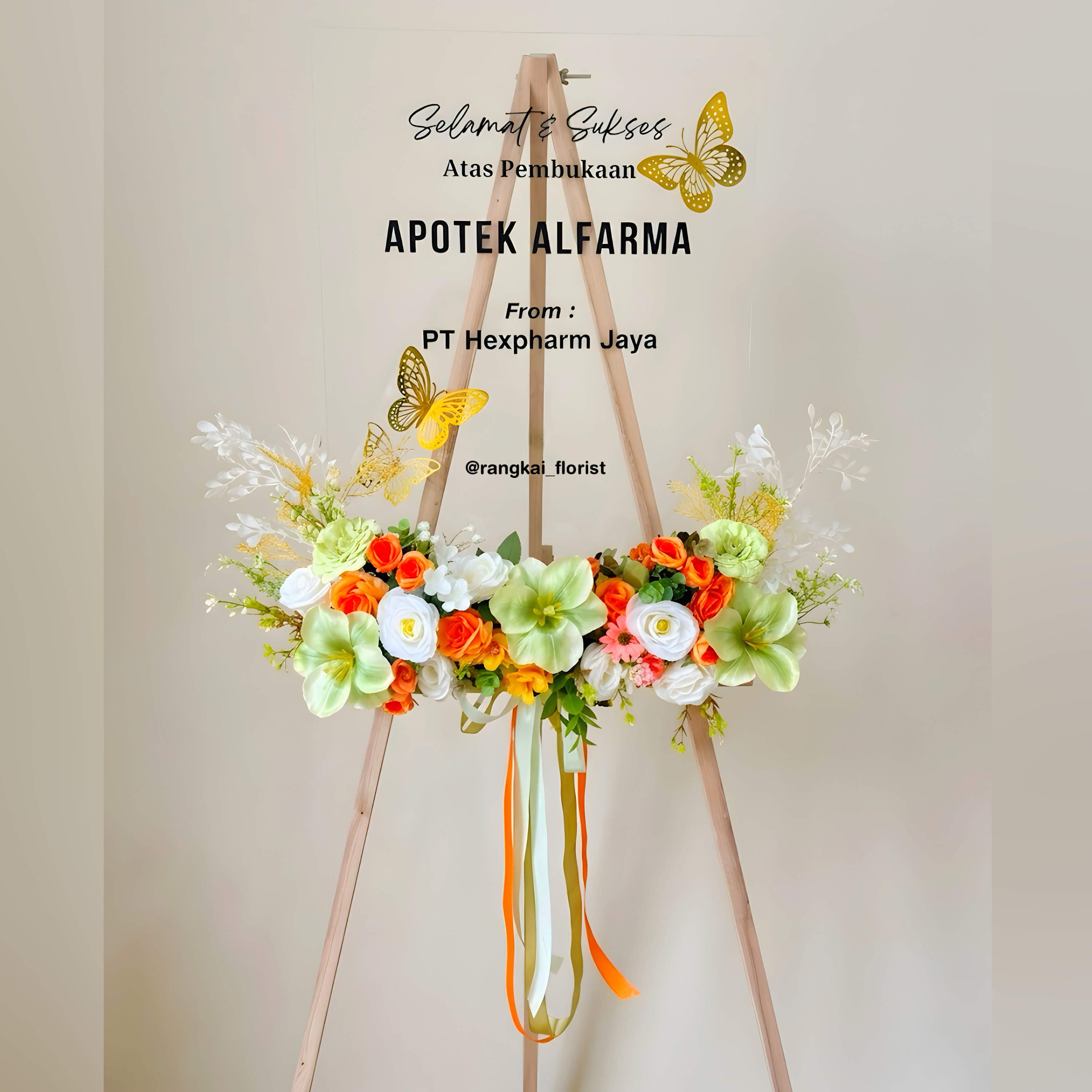 Papan Bunga Akrilik