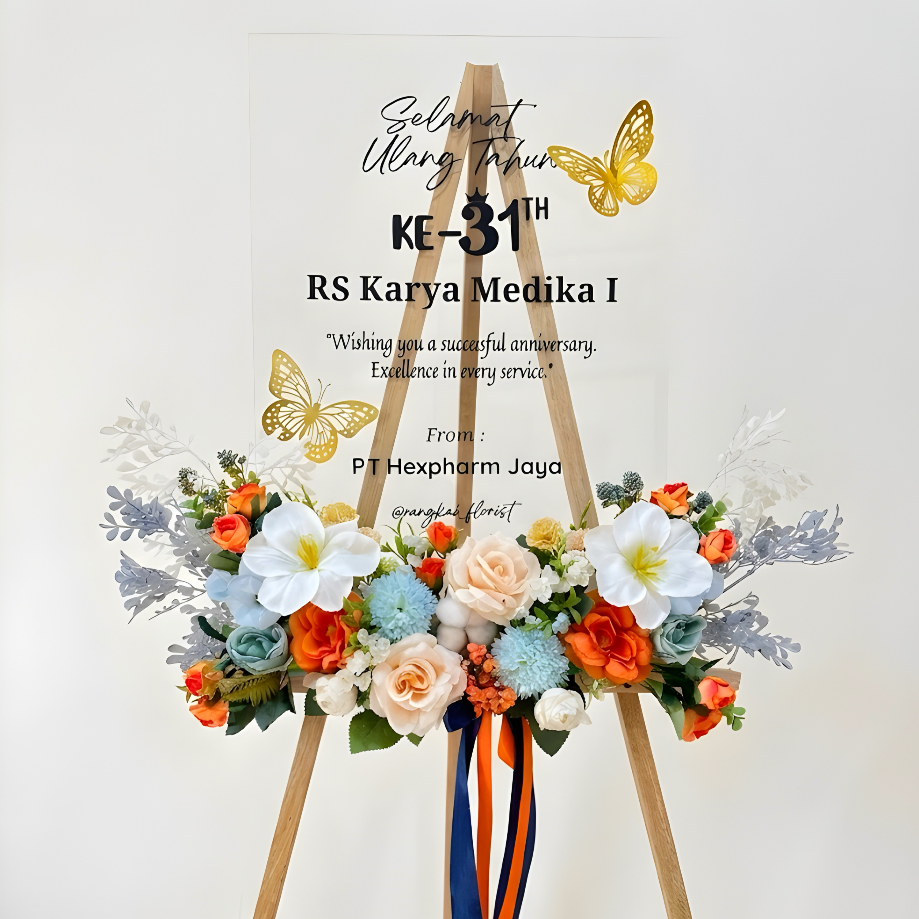 Papan Bunga Akrilik