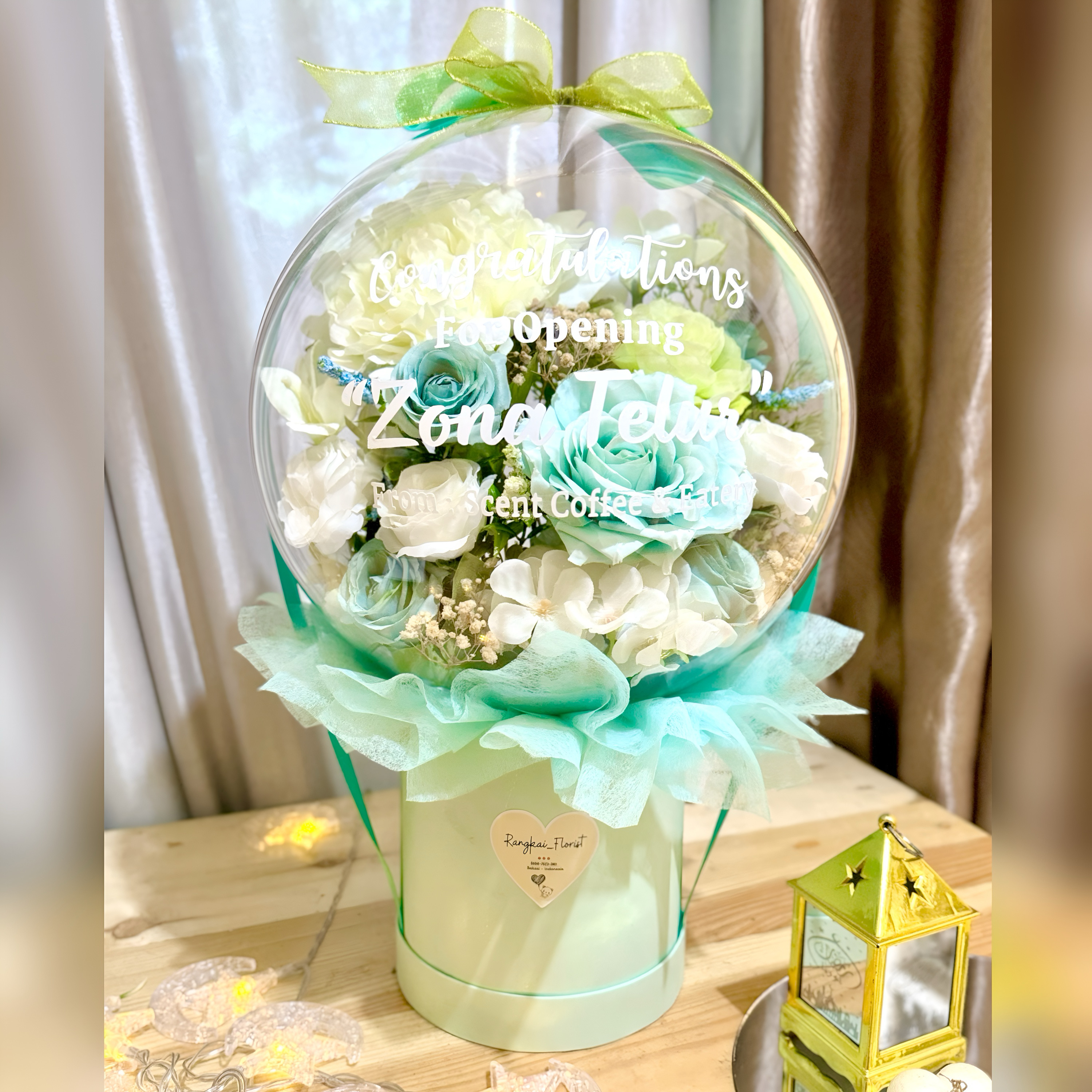 Balon Bunga Akrilik D20