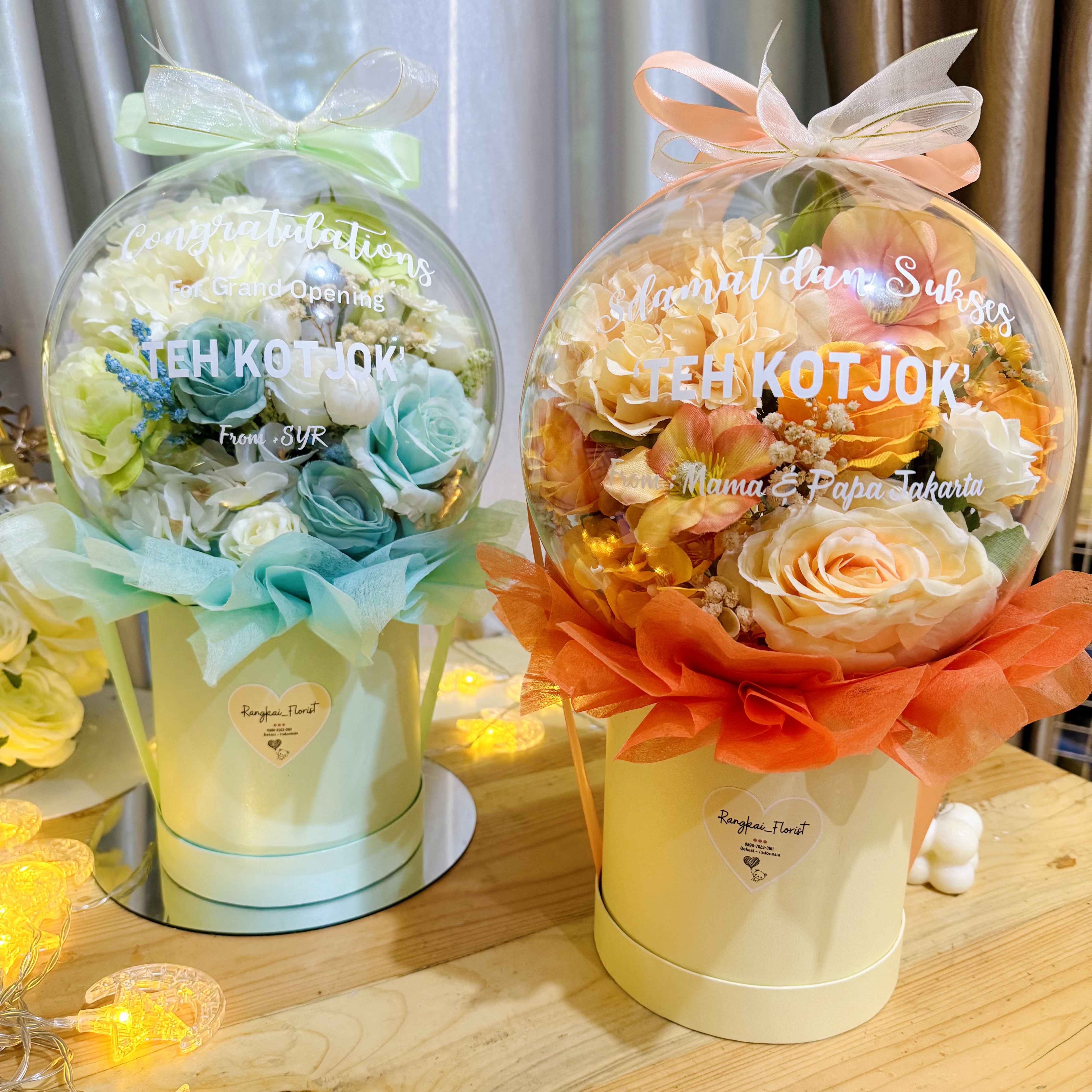 Balon Bunga Akrilik D20